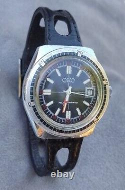 Montre De Plongée Automatique Orco de 1970. Vintage diver watch