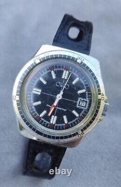 Montre De Plongée Automatique Orco de 1970. Vintage diver watch