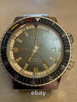 Montre De Plongée Vintage À Remontage Automatique Sicura Superwaterproof 400