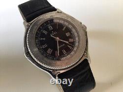 Montre Ebel Voyager 38 mm Homme en acier Automatique 1991- Ref 9124913-GMT