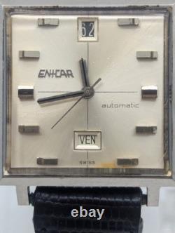 Montre Enicar Sherpa 100, Automatique, Date et Jour, Fonctionne