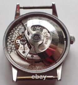 Montre Eterna-Matic automatic acier, cal 1254UC. Fonctionne