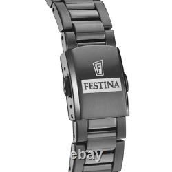 Montre Festina Automatic F206321 pour homme, cadran analogique squelette 42,8 mm