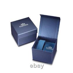 Montre Festina F206671 en acier inoxydable, analogique et automatique, 41,5 mm