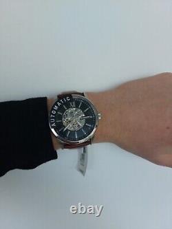 Montre Fossil Flynn automatique squelette avec bracelet cuir