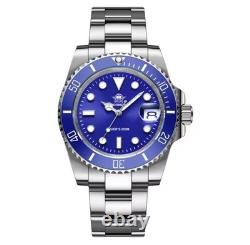Montre Homme Addiesdive Plongée Acier Inox Quartz Diver 200M Luxe Etanche Neuf