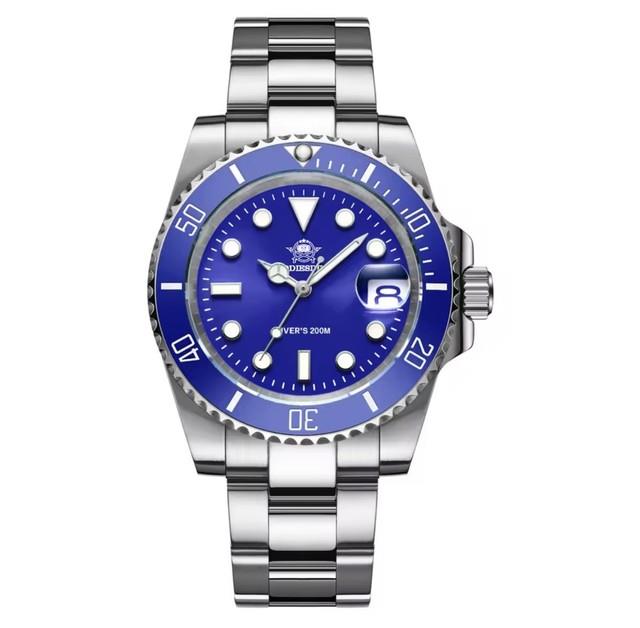 Montre Homme Addiesdive Plong&eacute;e Acier Inox Quartz Diver 200m Luxe Etanche Neuf