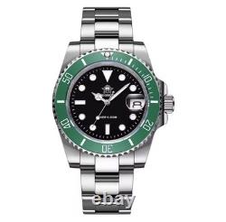 Montre Homme Addiesdive Plongée Acier Inox Quartz Diver 200M Luxe Etanche Neuf