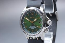 Montre Homme Automatique Exc+5 SEIKO Alpinist 6R15-00E0 SARB017 Verte du JAPON