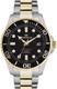 Montre Homme Automatique Noire Acier Bicolore Lorenz 030081hh