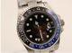 Montre Homme Automatique Style Gmt Master Ii Lunette Noire Et Bleue