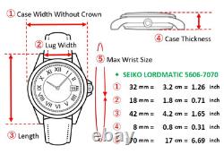 Montre Homme Automatique Vintage 1968 Exc+5 SEIKO LORD MATIC 5606-7070