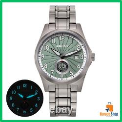 Montre Homme BERNY Automatique Titane 10ATM Saphir Lumineuse ST1731 Mecanique Montre Homme BERNY Automatique Titane 10ATM Saphir Lumineuse ST1731 Mecanique