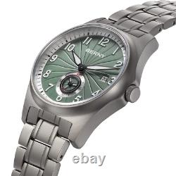 Montre Homme BERNY Automatique Titane 10ATM Saphir Lumineuse ST1731 Mecanique Montre Homme BERNY Automatique Titane 10ATM Saphir Lumineuse ST1731 Mecanique