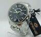Montre Homme Lorenz Automatique Réserve De Marche Mvt Seiko Ne57a 29 Rubis, Noir