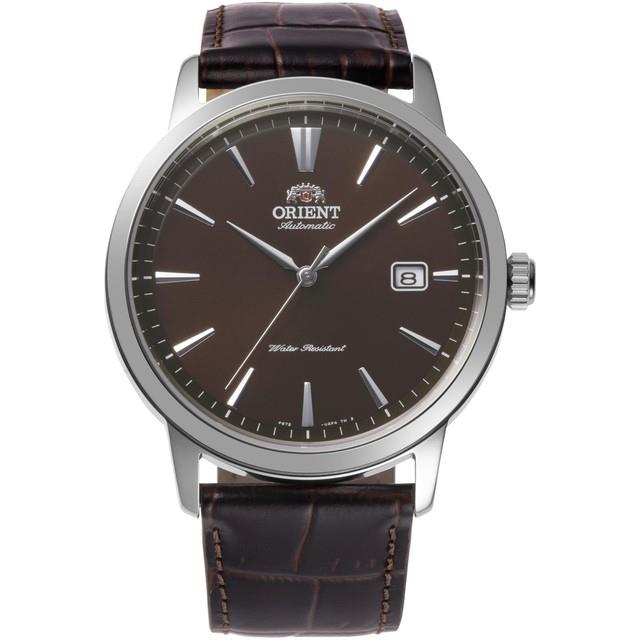Montre Homme Orient Contemporaine Ra-ac0f17y30b 42mm Ac0f Cadran Marron Cuir 50m
