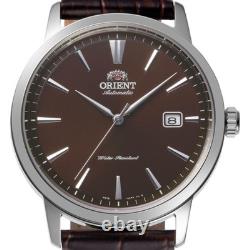 Montre Homme Orient Contemporaine RA-AC0F17Y30B 42mm AC0F Cadran Marron Cuir 50M
