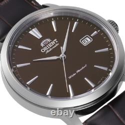 Montre Homme Orient Contemporaine RA-AC0F17Y30B 42mm AC0F Cadran Marron Cuir 50M