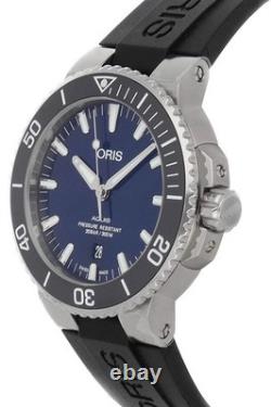 Montre Homme Oris Aquis Automatique Cadran Bleu Noir Divers 01 733 7730