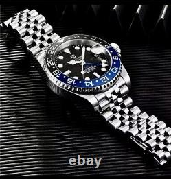 Montre Homme Pagani Design Model PD-1662 (hommage Rolex GMT BatMan) Étanche 100M