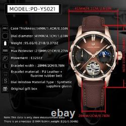 Montre Homme Pagani Design PD-YS021 tourbillon cadran marron boîtier doré