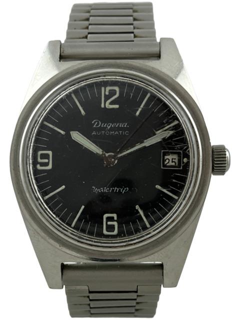 Montre Homme Plongée Dugena Watertrip Automatique Date Puw 1361, Fonctionne