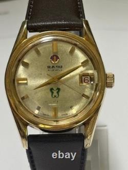 Montre Homme Rado Green Horse Automatique Vintage Fonctionne Années 60 Ton Or