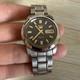 Montre Homme Seiko 5 7s26-02w0 Automatique Cadran Or Noir Arri&egrave;re Exposition