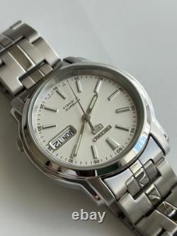 Montre Homme SEIKO 5 SNKL75K1 7S26-03S0 Automatique Cadran Argent Date Jour O