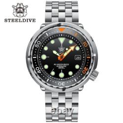 Montre Homme STEELDIVE SDGrenoble 5C Plongée 300m NH35 Lunette Céramique Étanc