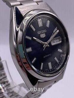 Montre Homme Seiko 5 Automatique Cadran Bleu Acier Inoxydable Bracelet Snxs77k1 Montre Homme Seiko 5 Automatique Cadran Bleu Acier Inoxydable Bracelet Snxs77k1