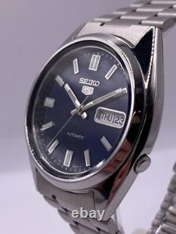 Montre Homme Seiko 5 Automatique Cadran Bleu Acier Inoxydable Bracelet Snxs77k1 Montre Homme Seiko 5 Automatique Cadran Bleu Acier Inoxydable Bracelet Snxs77k1