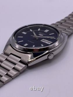 Montre Homme Seiko 5 Automatique Cadran Bleu Acier Inoxydable Bracelet Snxs77k1 Montre Homme Seiko 5 Automatique Cadran Bleu Acier Inoxydable Bracelet Snxs77k1
