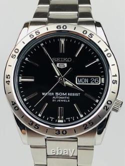 Montre Homme Seiko 5 Automatique Cadran Noir Acier Argenté SNKE01K1 Montre Homme Seiko 5 Automatique Cadran Noir Acier Argenté SNKE01K1