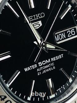 Montre Homme Seiko 5 Automatique Cadran Noir Acier Argenté SNKE01K1 Montre Homme Seiko 5 Automatique Cadran Noir Acier Argenté SNKE01K1