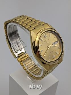 Montre Homme Seiko 5 Automatique Cadran Or PVD Acier Inoxydable SNXS80K1 Montre Homme Seiko 5 Automatique Cadran Or PVD Acier Inoxydable SNXS80K1