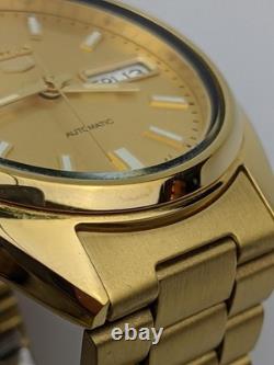 Montre Homme Seiko 5 Automatique Cadran Or PVD Acier Inoxydable SNXS80K1 Montre Homme Seiko 5 Automatique Cadran Or PVD Acier Inoxydable SNXS80K1