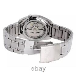Montre Homme Seiko 5 Automatique SNKL51K1 Cadran Blanc 37mm Acier