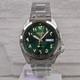 Montre Homme Seiko 5 Rare Automatique Cadran Arabe Vert Srph49k1 Acier Inoxyd
