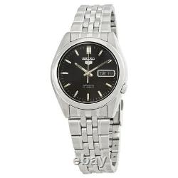 Montre Homme Seiko 5 SNK361 Automatique Cadran Noir Acier Inoxydable Neuve En