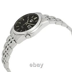 Montre Homme Seiko 5 SNK361 Automatique Cadran Noir Acier Inoxydable Neuve En