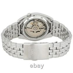 Montre Homme Seiko 5 SNK361 Automatique Cadran Noir Acier Inoxydable Neuve En