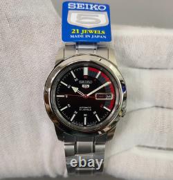 Montre Homme Seiko 5 SNKK31J1 Automatique 21 Jewels Cadran Noir 38mm Neuve Fu
