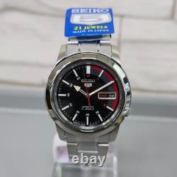 Montre Homme Seiko 5 SNKK31J1 Automatique 21 Jewels Cadran Noir 38mm Neuve Fu