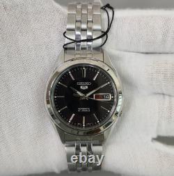 Montre Homme Seiko 5 SNKL23K1 Automatique 38 mm Cadran Noir Acier Inoxydable