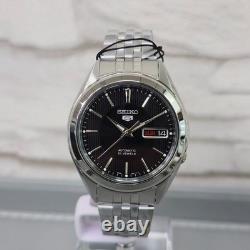 Montre Homme Seiko 5 SNKL23K1 Automatique 38 mm Cadran Noir Acier Inoxydable