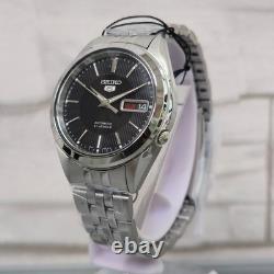 Montre Homme Seiko 5 SNKL23K1 Automatique 38 mm Cadran Noir Acier Inoxydable