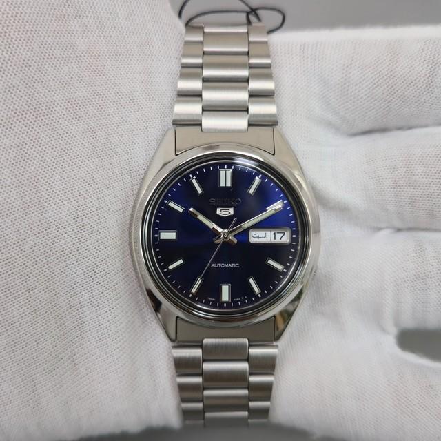 Montre Homme Seiko 5 Sports Automatique Cadran Bleu 37mm Bo&icirc;tier Snxs77k1 Neu