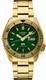 Montre Homme Seiko 5 Sports Huf Srpj20 Automatique Cadran Vert Ton Or