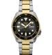 Montre Homme Seiko 5 Sports Srpk22 Automatique Cadran Noir Ton Or Neuve